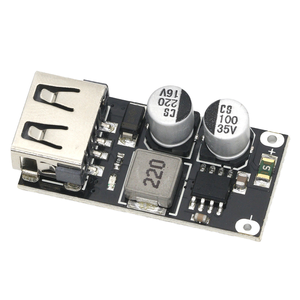 <b>micro</b> 4-way USB QC3.0 QC2.0 Fast Charger Development Board 5V DC-DC Buck Converter 12V 24V - Product Image 4