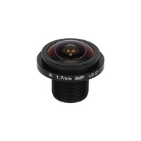Lensa Sudut Lebar Berkualitas Tinggi 5MP M12 Lensa CCTV 1/2.5" 1/2.7" 1/3" 1/4" Lensa Optik untuk Kamera Keamanan Video Doorbell