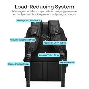2026 Intelligente Diebstahlsichere Laptop-Taschen für Geschäftsreisen mit Trocken-Nass-Fächern TSA-Schloss Herren Komprimierbare Rucksacktasche - Product Image 5