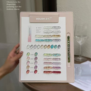 ชุดเจลทาเล็บยูวีแบบมีประกายวิบวับ 20 สี พร้อมแผ่นโชว์สี ขายส่ง - Product Image 4