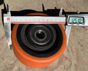 Linde 125x60mm peça no. 0039933833 longo serviço retroiluminador poliuretano com 6202 rolamentos - Product Image 4