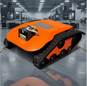 Spazzaneve Telecomandato: Robot Spazzaneve Elettrico Multiuso con Cingoli in Gomma, Attrezzatura per Rimozione Neve - Product Image 2