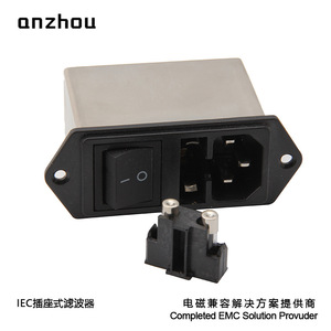 Filtro de Corriente Anzhou IEC CW2C 10A Tipo T de Modo Común para Alimentación - Product Image 2