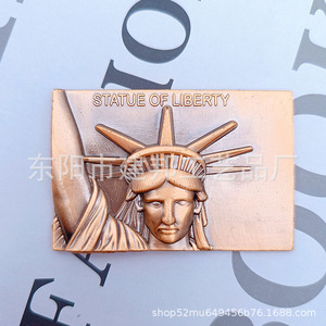 Recuerdos Turísticos: Imanes de Refrigerador de Aleación de Zinc de Nueva York, San Francisco, Francia, Reino Unido, España, Bélgica y República Checa - Product Image 2
