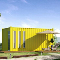 Casa Contenedor Modular de 40FT/20FT, Panel Sándwich Prefabricado, Instalación Rápida, Diseño Moderno, Desmontable, Edificio de Oficinas para Exteriores