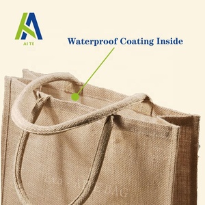 Borsa Tote in juta stampata su misura per vendita a caldo con stampa personalizzata Design per damigella d'onore di piccole dimensioni - Product Image 4