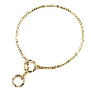 Kingtale durable de luxe or collier pour animaux de compagnie montrer cuivre fin chien collier choke chaîne de serpent - Product Image 2