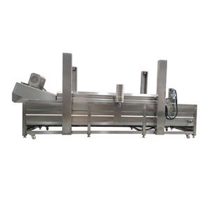 Usine populaire commerciale fabrication CE collations continues friteuse automatique arachides faisant frire la machine - Product Image 1