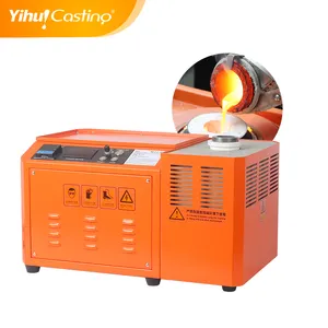 Yihui-horno de fusión electrónico de 2kg, herramientas de orfebre, mini horno de fusión por inducción para fusión de oro y plata