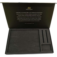 Caja de Regalo de Cartón Rígido de Lujo Personalizada con Laminación Resistente a los Arañazos, Inserto de Espuma EPE, Logotipo Estampado en Lámina Dorada, Cierre Magnético