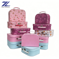 Boîte cadeau en carton finition mate, écologique, type valise, pour emballage de bougies et de jouets