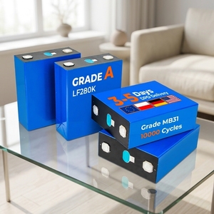 Baterai Isi Ulang LiFePO4 Asli 3.2v sel baterai lifepo4 baterai energi surya 280ah 314ah sel lithium jk bms - Product Image 1