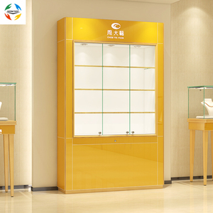 Vitrina de Joyería de Lujo con Iluminación LED, Diseño de Interior de Tienda, Fabricada por HonTay, Semi-Transparente, Completamente Ensamblada - Product Image 2