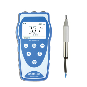 NADE SX811-SS -2.00 a 19.99pH Laboratório Medidor de <span class=keywords><strong>pH</strong></span> Portátil com LabSen 753 Spear <span class=keywords><strong>pH</strong></span> Eletrodo para Alimentos, Queijo, Frutas e Pão - Product Image 2