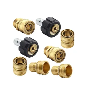 Hot Product 2019 Clean Equipment Parts Brass 3/8" Pressure Washer Adapter Set for Pipe Fittings