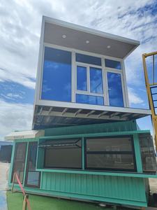 Cafetería Moderna Personalizada con Asientos Exteriores Aislados e Insonorizados, Estructura de Acero, Casa Contenedor Prefabricada - Product Image 2