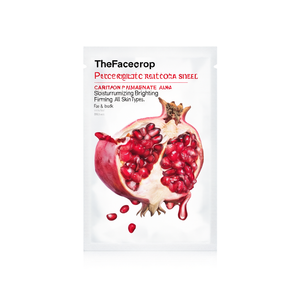 Masque facial en feuille TheFaceShop Real Nature Grenade hydratant, éclaircissant, raffermissant pour tous types de peaux - Product Image 2