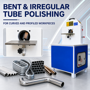 Máquina Pulidora de Tubos Curvos, Máquina Hidráulica Automática para Pulir y Rectificar Tubos de Acero, Redondos y Cuadrados, Eliminación de Óxido - Product Image 3