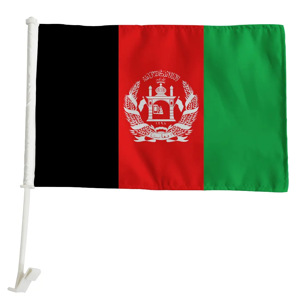 Bandera de afghanistan para coche, Impresión de vuelo al aire libre, 3x5 pies