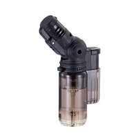 Mini taille bouteille de gaz vide Transport torche briquet Rechargeable unique feu allume-cigare extérieur en gros bas prix