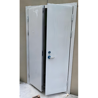 Porte battante coupe-feu moderne en acier de haute qualité, simple ou double ouverture, pour sortie de secours, bâtiment commercial, porte de sécurité