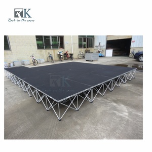 High Quality Factory Price Folding <b>Stage</b> <b>Platform</b> Black Aluminum Alloy Outdoor Event Wedding <b>Stage</b> - Product Image 4