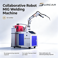 Robot collaboratif de soudage pour la fabrication de tuyaux et de tubes, Cobot de soudage MIG 350A 500A, équipement d'automatisation