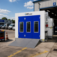 Four de peinture automobile à aspiration complète avec filtre haute efficacité, cabine de peinture par pulvérisation, certifié CE ISO, meilleures ventes