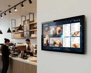13.3 inch siêu mỏng treo tường Tablet <span class=keywords><strong>PC</strong></span> với màn hình <span class=keywords><strong>LCD</strong></span> và màn hình cảm ứng <span class=keywords><strong>Android</strong></span> 11 cho trung tâm mua sắm kỹ thuật số biển - Product Image 2