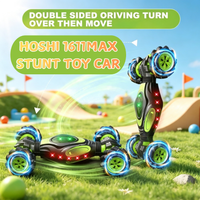 Coche de juguete RC HOSHI 1611 MAX 1/10 4WD con giro de 360°, control por gestos, motor sin núcleo 2.4G, RTR, control remoto, para niños (Stock en EE. UU.)