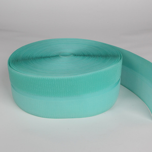 Rubans auto-adhésifs double face écologiques personnalisés à boucle crochet du même côté Baby-Blue amovibles pour la gaine de protection des câbles - Product Image 3