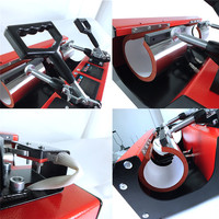 Nouvelle presse à chaud double station AIBA avec contrôle LCD double et micro-interrupteur pour la sublimation de tasses à café personnalisées, équipement de studio