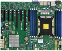 ATX Motherboard LGA 3647 p-8124 CPU C621 Chip Server workstation motherboard IIMPI 8sata3.0 mendukung RAID