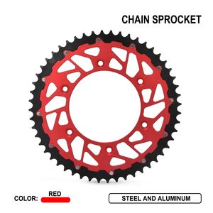 Pignon arrière de motocross, pignon arrière 49T pour Honda CRF250R, CRF450R, CRF250F et CRF230F - Product Image 2