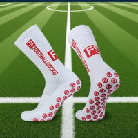 Chaussettes de sport de football pour hommes épaissies Crew ODM Logo tricoté antidérapant serviette bas chaussettes de course pour adultes