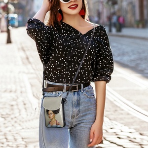 กระเป๋าโทรศัพท์มือถือแบบสะพายข้างหนัง PU รุ่นใหม่ปี 2025 สำหรับผู้หญิง เหมาะสำหรับกีฬากลางแจ้งและวิ่ง - Product Image 5