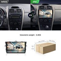 Youducar Corolla 2009-2013 Android Touchscreen Car Radio Player Head Unit Navigasi Wireless CarPlay Alat Bantu Mundur CD Player