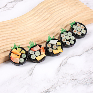 Imitatie Sushi Plaat Speelgoed Pvc Plastic Bedels Miniatuur Japanse Lunch Poppenhuis Handgemaakt Diy Junk Telefoon Case Food Play Set 60 - Product Image 5