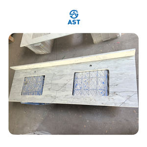 Planche de comptoir en quartz artificiel moderne Matterhorn 6037 de Goldtop Wholesale pour usage hôtelier, taille et épaisseur personnalisables - Product Image 6