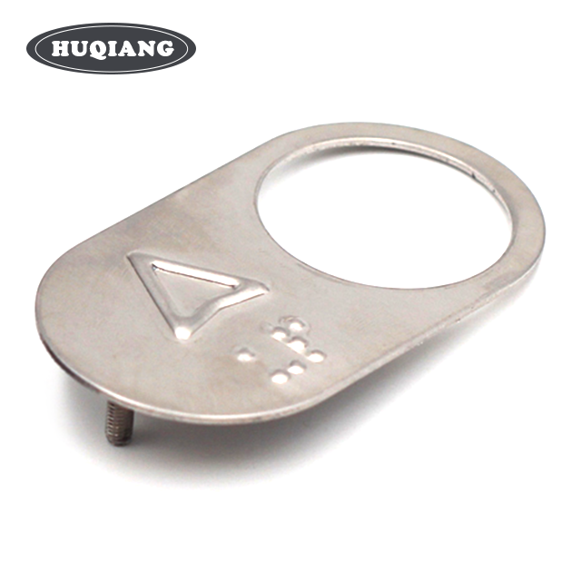HQ Lift Parts Elevator Button Cover Letter Stainless Steel Round Elevator Braille Push Button Character Chip BR27C