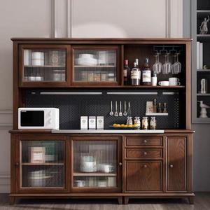 Solid Wood <b>Sideboard</b> Cabinet 1500x450x1875 Multi Functional Living Room <b>Kitchen</b> Storage Unit - Product Image 2