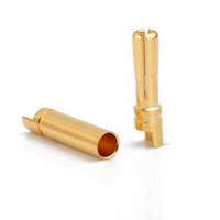 Connecteur banane 4mm plaqué or 24K de haute qualité mâle et femelle