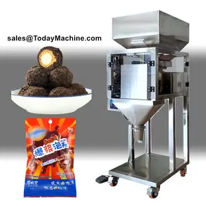 Máquina de enchimento linear de pó de café e arroz com balança