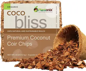 Brique comprimée 4.5kg 5kg Coco Coco noix de Coco bloc de puces