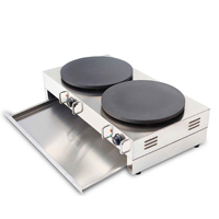 Machine à crêpes professionnelle à double plaque pour la cuisson de desserts