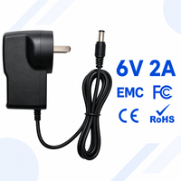 Adaptateurs secteur muraux 6V 2A 12W à 6 protections, entrée 100-240V, pour routeurs sans fil et équipements réseau – Vente directe usine