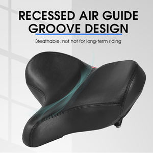 WEST BIKING-sillín de cuero para bicicleta de montaña, <span class=keywords><strong>amortiguador</strong></span>, gran oferta - Product Image 5