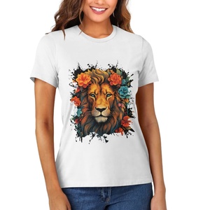 Custom Animal <strong>Avatar</strong> Design Men's Tshirt Wholesale 2025 Newest Design White Cotton Shirt Print on Demand Sublimation Cotton Tees - Product Image 2