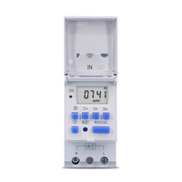 30A 220V Din Rail 2 cables Semanal 7 días Programable Digital TIME SWITCH Relé Temporizador Control Relé de tiempo