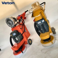 Meuleuse à béton électrique portable industrielle pour le lissage des sols d'entrepôt, équipement de précision pour surfaces